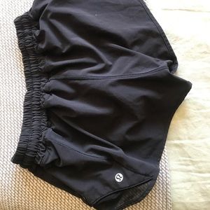 Black Lululemon shorts size 4